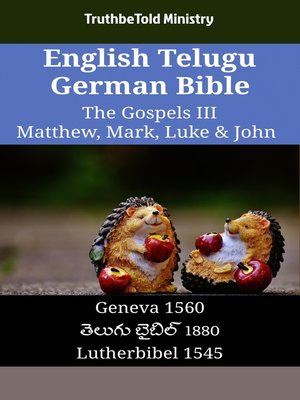 cover image of English Telugu German Bible--The Gospels III--Matthew, Mark, Luke & John